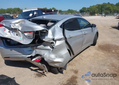 2013 Hyundai Elantra Gls из США, поврежденный, VIN KMHDH4AE5DU743954